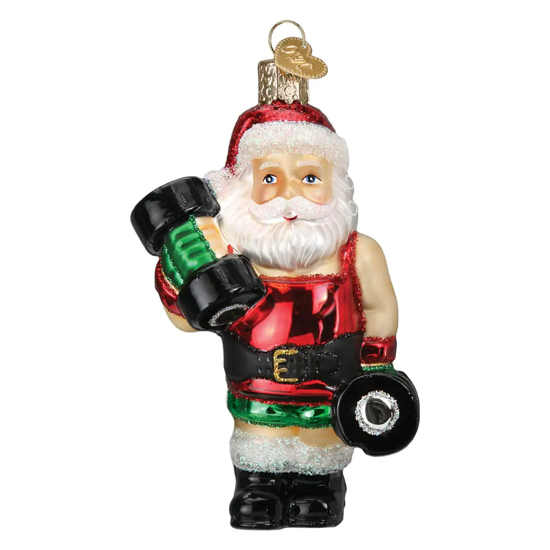 Christmas Bodybuilder Santa